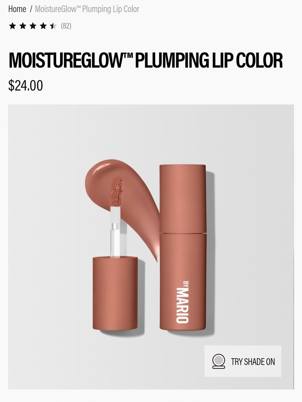 MOISTUREGLOW™ Plumping Lip Color by Mario — Barely Pink